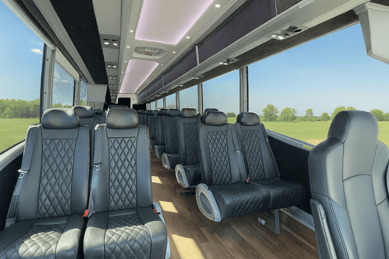 coach bus in Georgetown