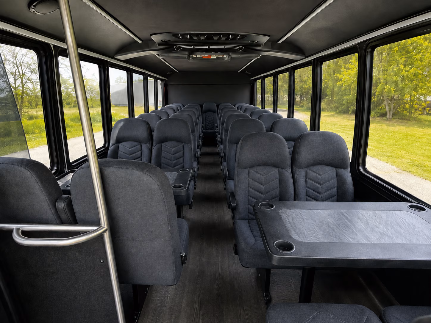 georgetown 15 passenger minibus inside