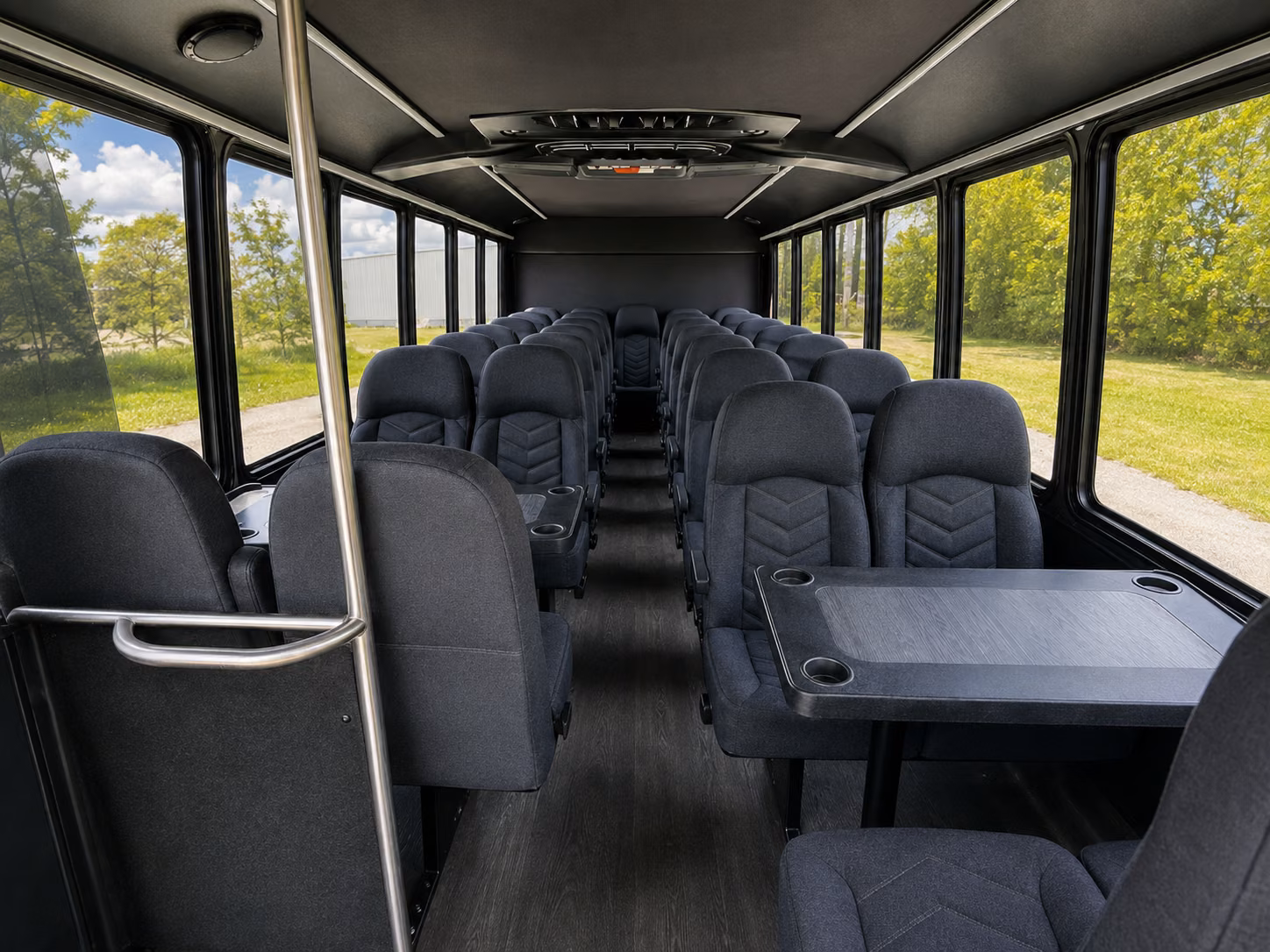 georgetown 18 passenger minibus inside