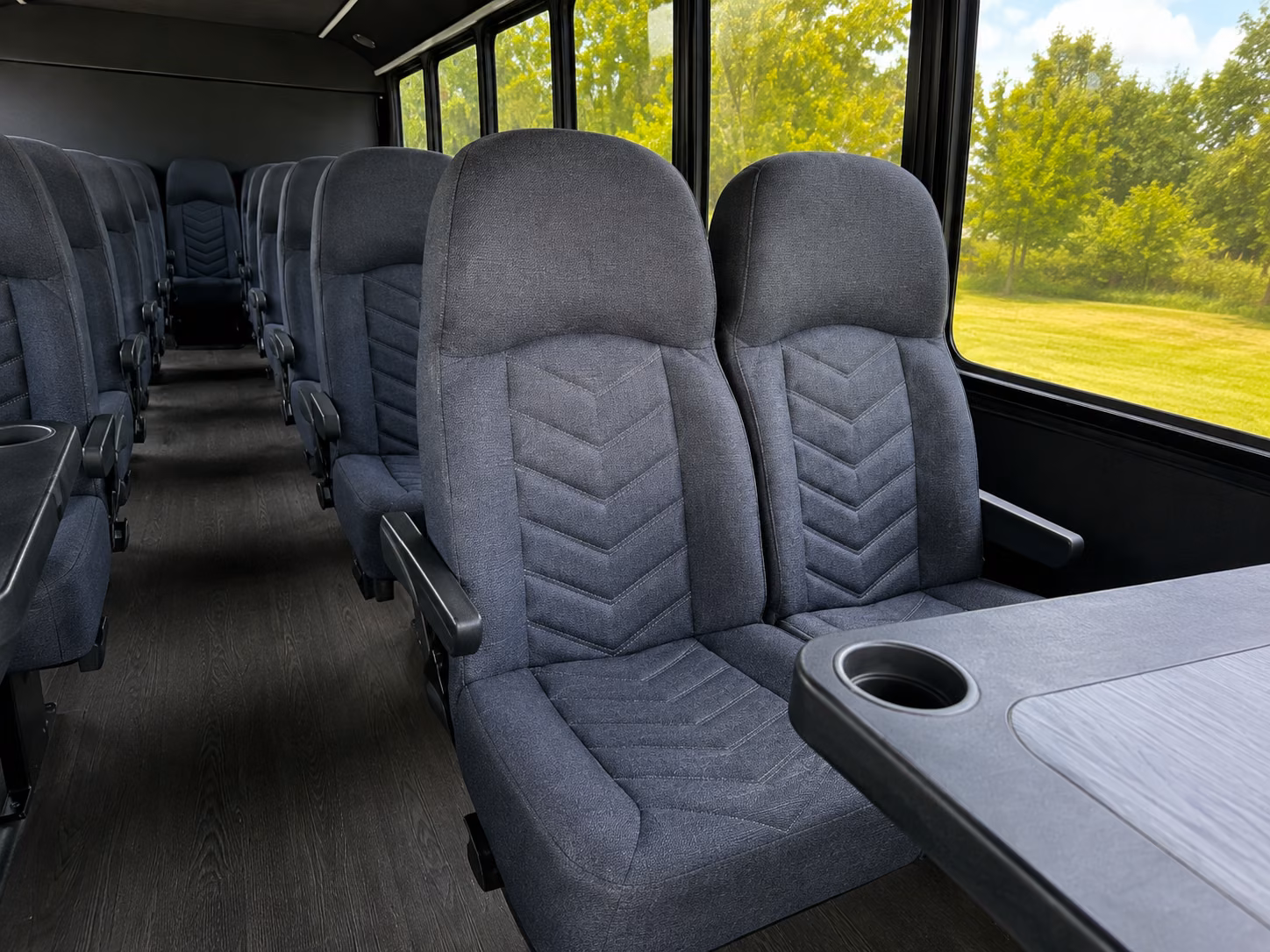 georgetown 18 passenger minibus interior