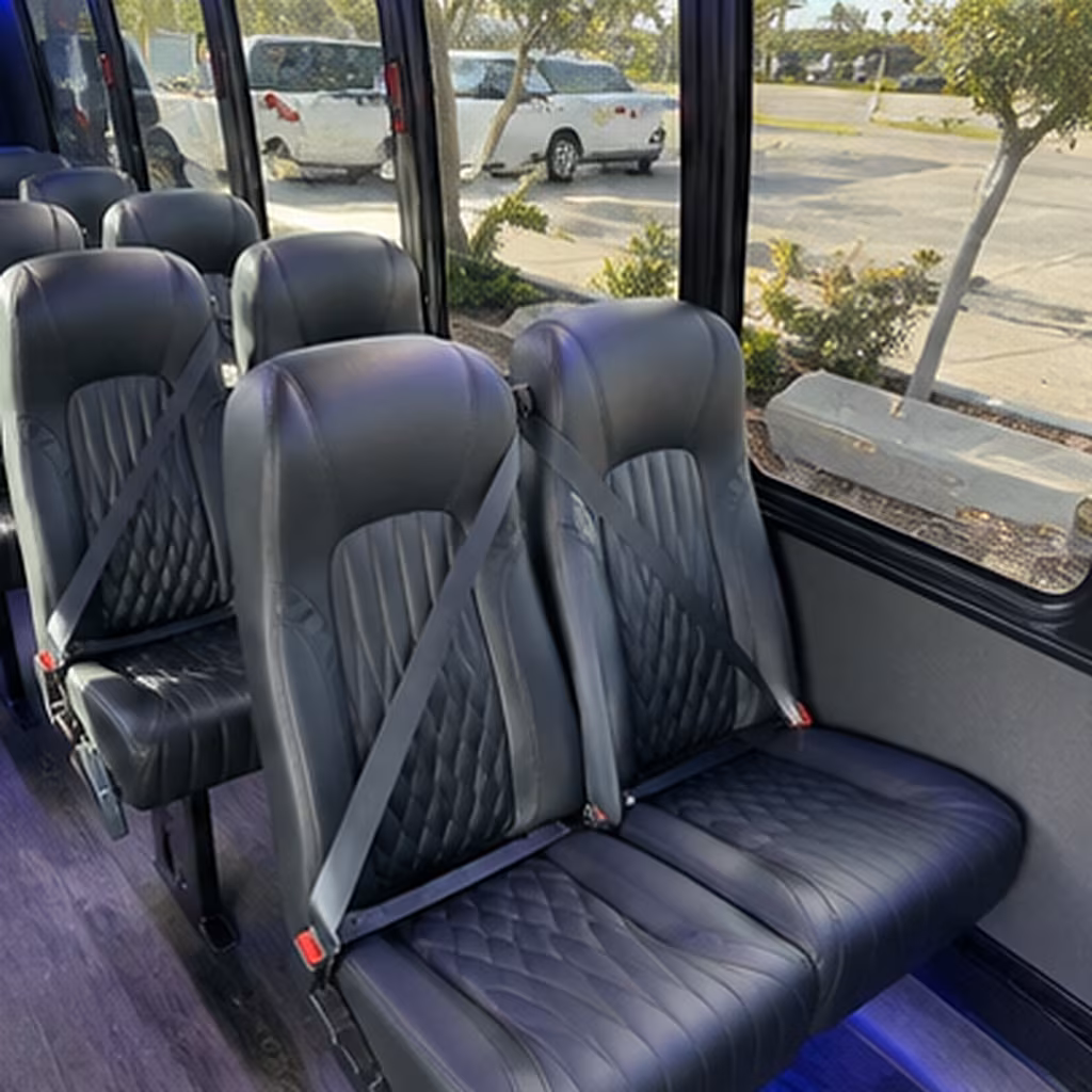 georgetown 25 passenger minibus inside