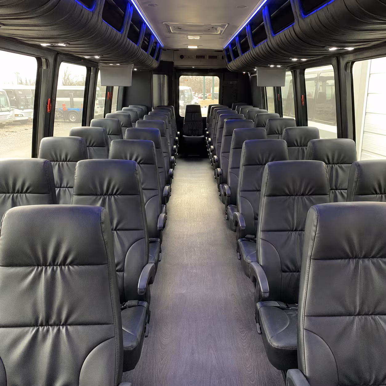 georgetown 30 passenger minibus inside