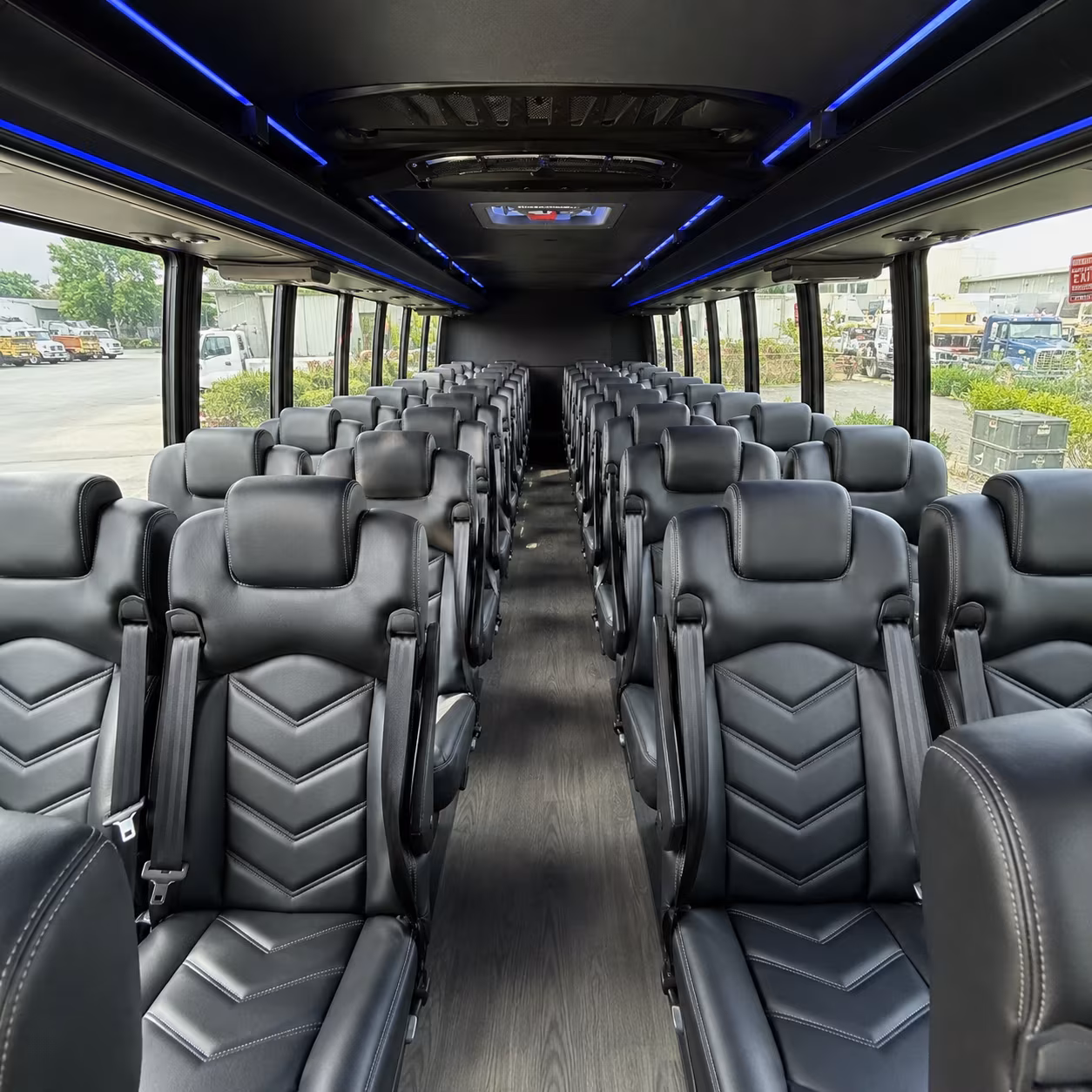 georgetown 35 passenger minibus inside