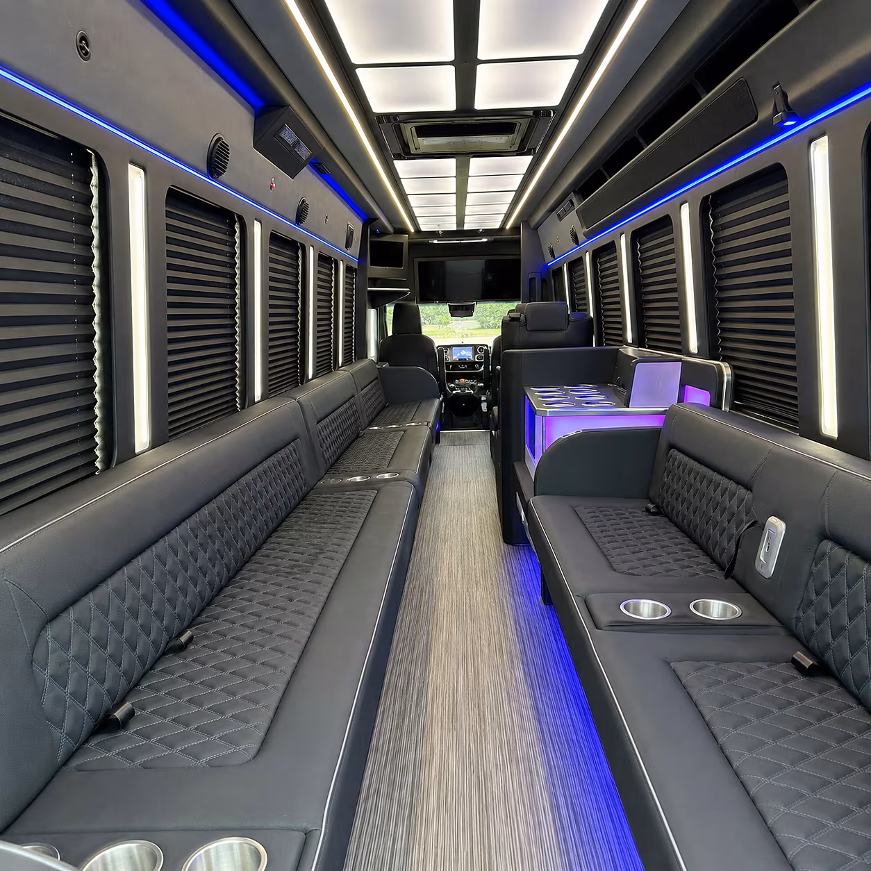 georgetown party bus rental interior