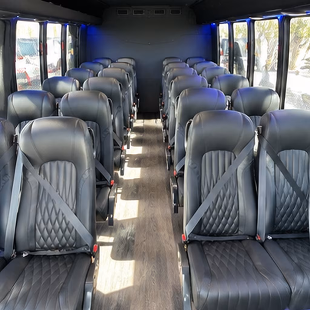 georgetown sporting event transportation onboard seating