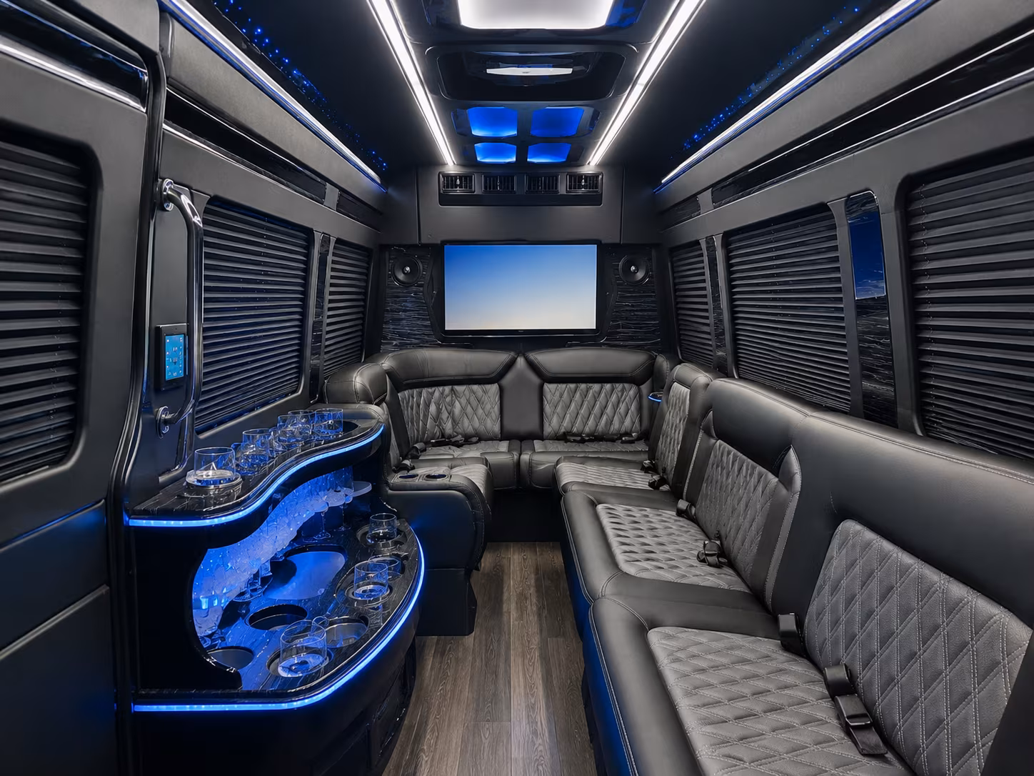 georgetown sprinter limousine inside