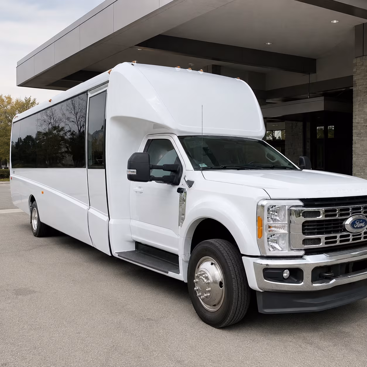 hotel to venue corporate shuttle buses for georgetown and round rock