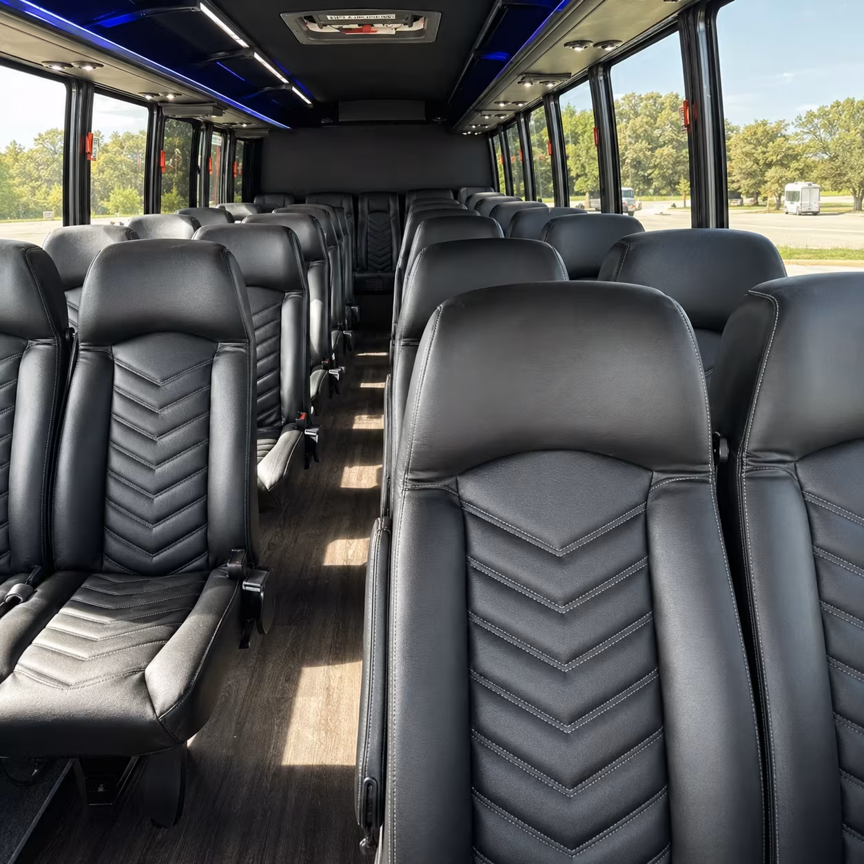 what kind of bus am i looking for and how does that change the price in georgetown